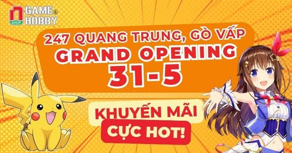 Khai trương nShop Gò Vấp - Điểm đến Game & Hobby mới đang chờ đón bạn!