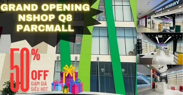 nShop Quận 8 Parc Mall tưng bừng khuyến mãi tuần lễ khai trương 4/9 - 8/9