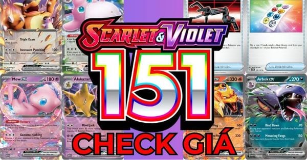 Check giá bài Pokemon TCG nShop - Top 10 Card đắt nhất Scarlet & Violet 151
