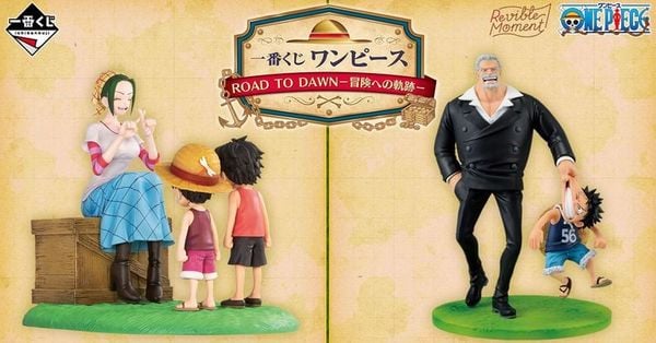Ichiban Kuji One Piece Road To Dawn có tại nShop! Luffy lúc nhỏ siêu đáng yêu