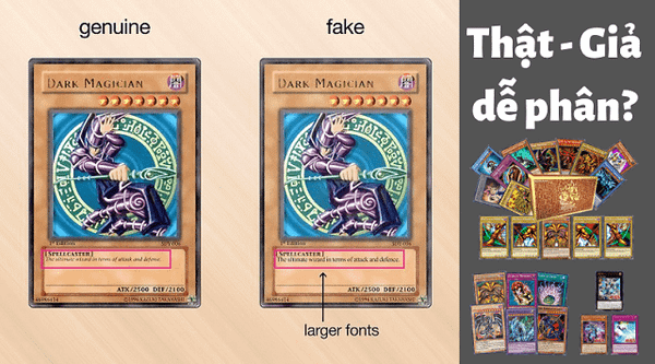 Cách phân biệt bài Yugioh thật và giả đơn giản chỉ với 4 bước