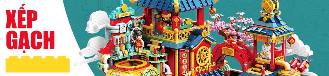 Mô hình lắp ráp LEGO Style khối gạch