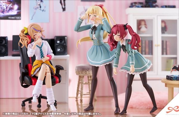 Emma Koishikawa St. Iris Gakuen Girls' High School Winter Clothes JK042 model kit nữ sinh dễ thương đến từ Kotobukiya nổi tiếng