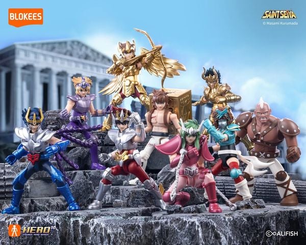 Hộp mù Blokees Saint Seiya Galaxy Version 01 Thánh Đấu Sĩ Blind Box 75001 chứa mô hình đẹp, chi tiết sắc nét, có tại nShop