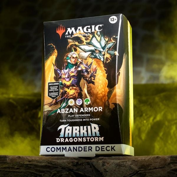 Tăng cường chiến thuật với bộ bài Magic The Gathering Tarkir Dragonstorm Commander Deck Abzan Armor bán tại nShop