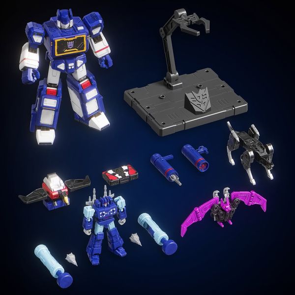 Mô hình lắp ráp Blokees Transformers Action Edition Soundwave Limited Model Kit 71172 đẹp mắt