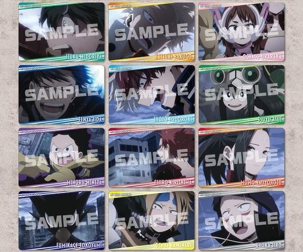 Thẻ bài My Hero Academia Metallic Card Collection Vol. 5 hàng thật chính hãng bandai ngẫu nhiên in hình đẹp sắc nét sưu tầm