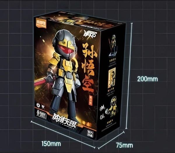 Hero Infinity Model Kit Armor Version 01 Monkey King Battle Suit - Ngộ  Không - Blokees 85001