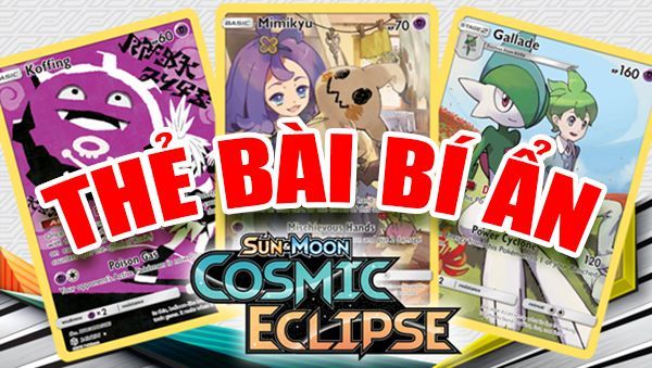 12 thẻ bài Pokemon Cosmic Eclipse bí ẩn