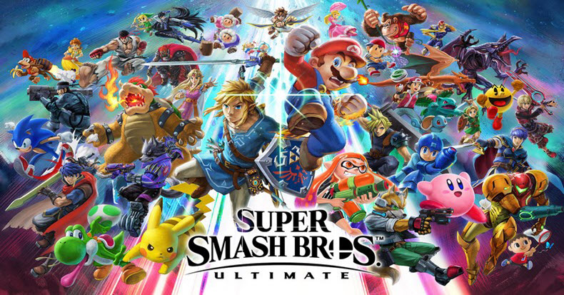 Super Smash Bros. Ultimate, một trong các tựa game có lượng phát hành khủng nhất trên Nintendo Switch