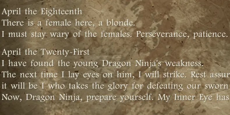 Sổ ghi chép của Yogenta's và Koshimaru - Ninja Gaiden 2
