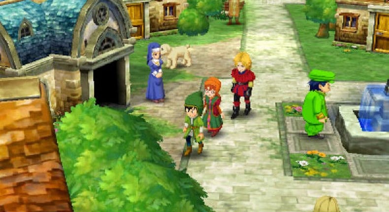 Một cảnh trong Dragon Quest 7
