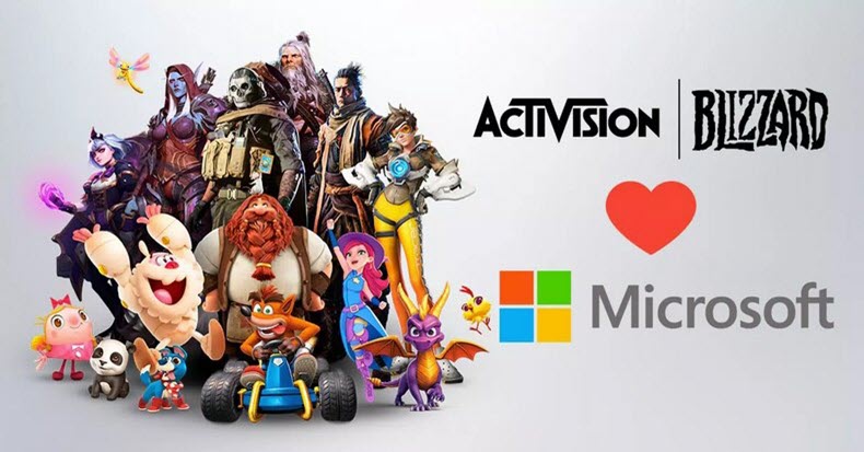 Microsoft mua Activision Blizzard