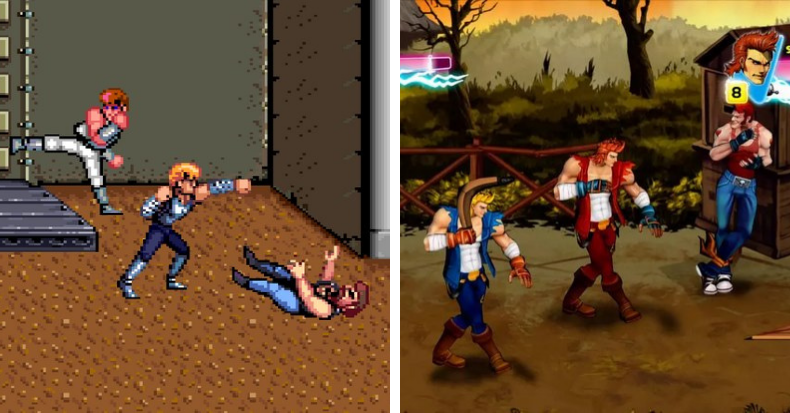 Double Dragons (Song Long) quay lại &nbsp;mới mẻ hơn trên Switch với tên Double Dragon Neon