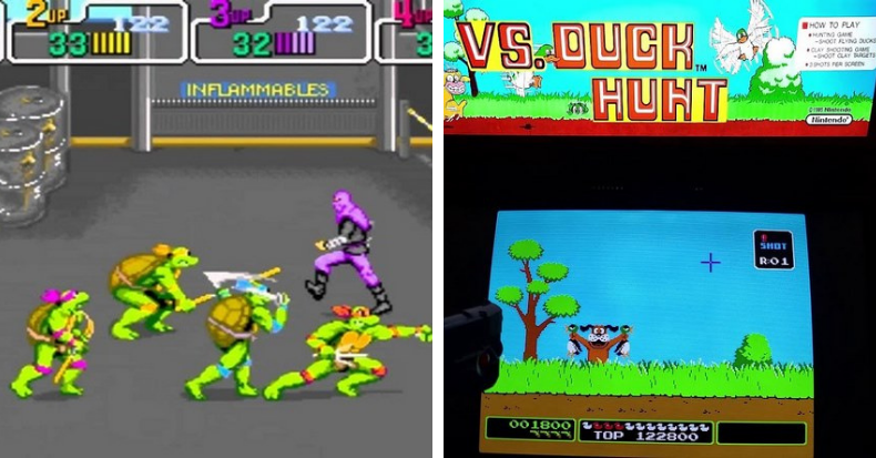 Game arcade đang được ấp ủ làm lại như Ninja rùa, Duck Hunt các thứ.