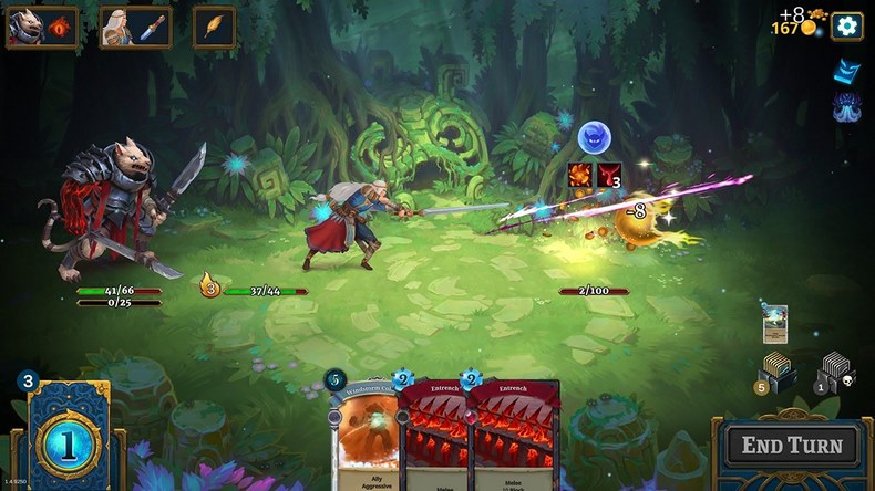 Nhiệm vụ của người chơi trong game là lập một đội gồm 2 anh hùng trong Roguebook