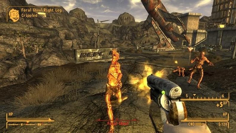 Fallout: New Vegas được xây dựng trên nền tảng của Bethesda's Fallout 3