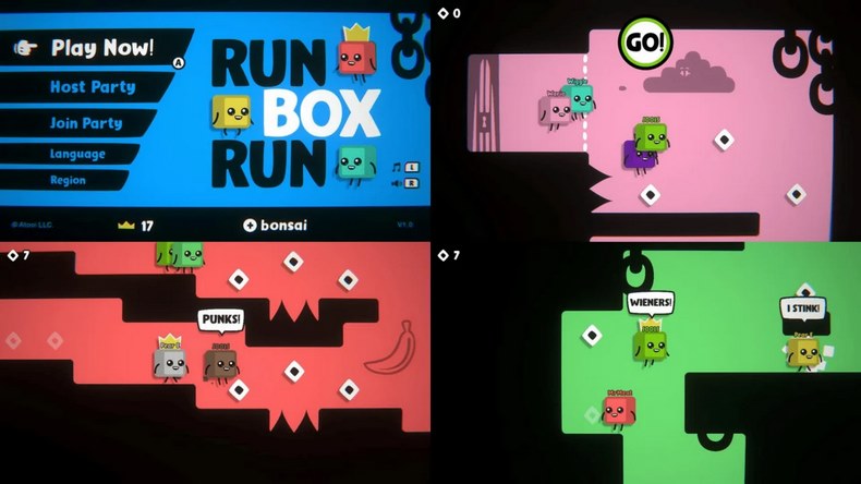 Game dùng tạo hình Box boy phối hợp cùng nét vẽ tay nhiều màu sắc