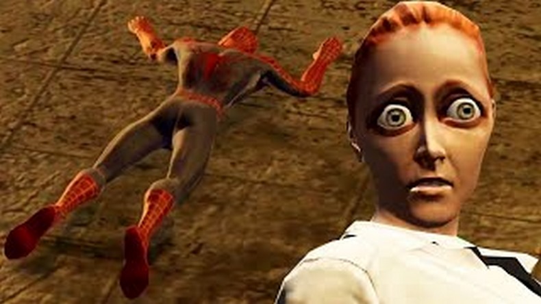 Té sấp mặt và chết (trong Spider Man 3)