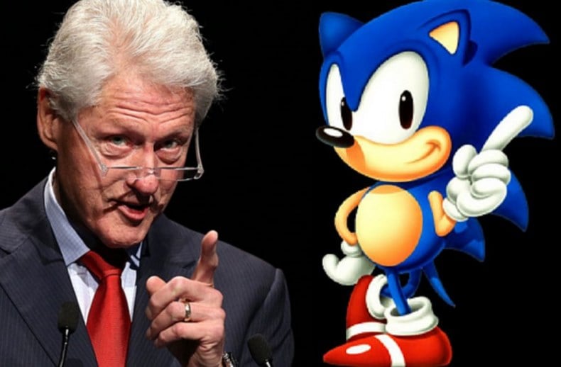 Tính cách của Sonic được lấy cảm hứng từ cựu Tổng thống Mỹ Bill Clinton