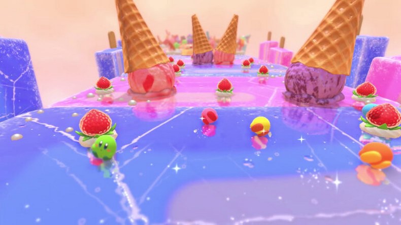 Mời bạn xem thêm một số ảnh chụp màn hình từ tựa game nhìn đã thấy thèm Kirby’s Dream Buffet