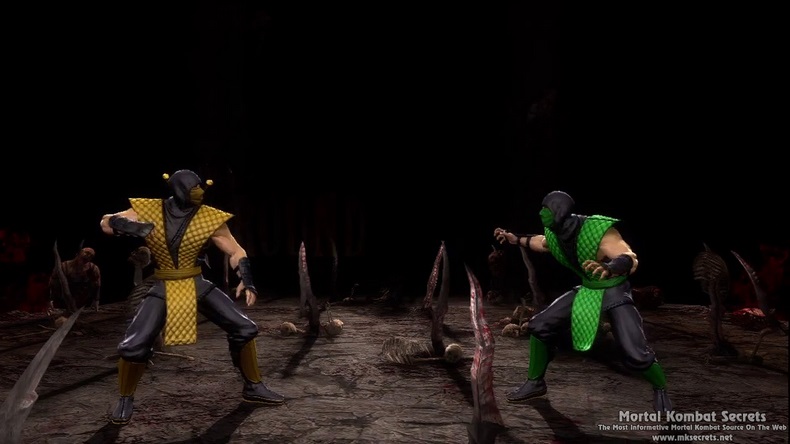 Có một trận chiến bí mật của Ninja xanh lá trong Mortal Kombat