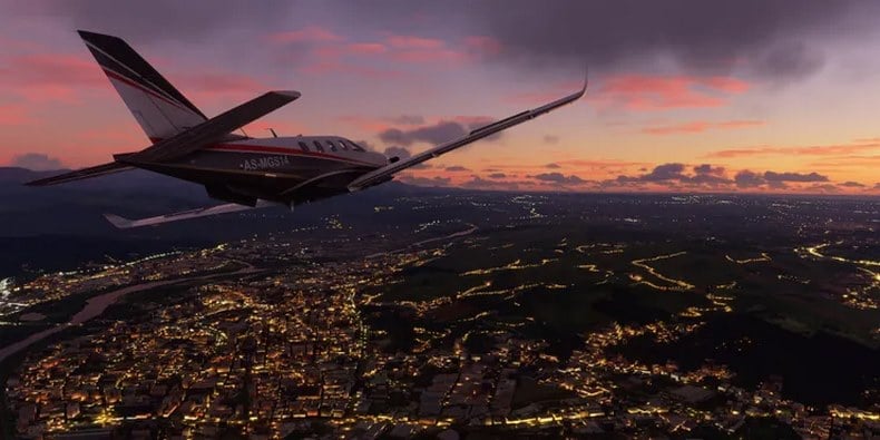 Ngắm nhìn thế giới rộng lớn từ trên cao - Microsoft Flight Simulator