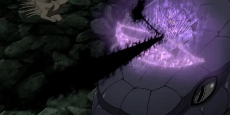 Susanoo Kagutsuchi được dùng đỉnh đầu rắn trong Naruto Shippuden