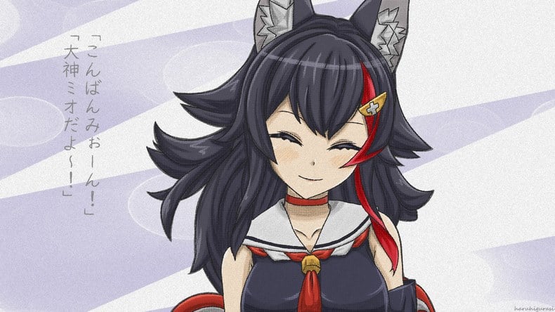 Mô hình VTuber Ookami Mio - Nàng sói huyền thoại của làng VTuber