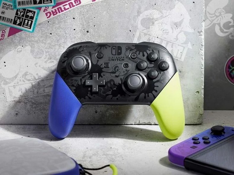 TAY CẦM NINTENDO SWITCH PRO CONTROLLER SPLATOON 3 EDITION