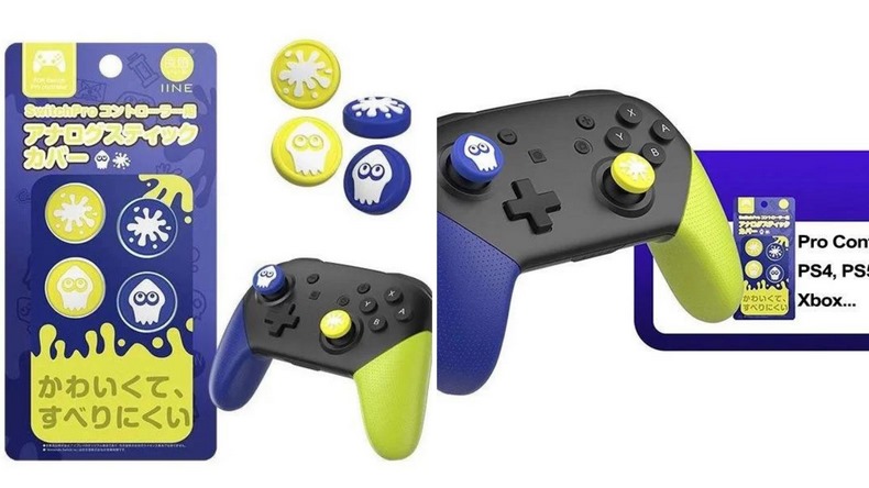 COVER ANALOG CHO PRO CONTROLLER IINE SWITCH PS5 XBOX - SPLATOON L706