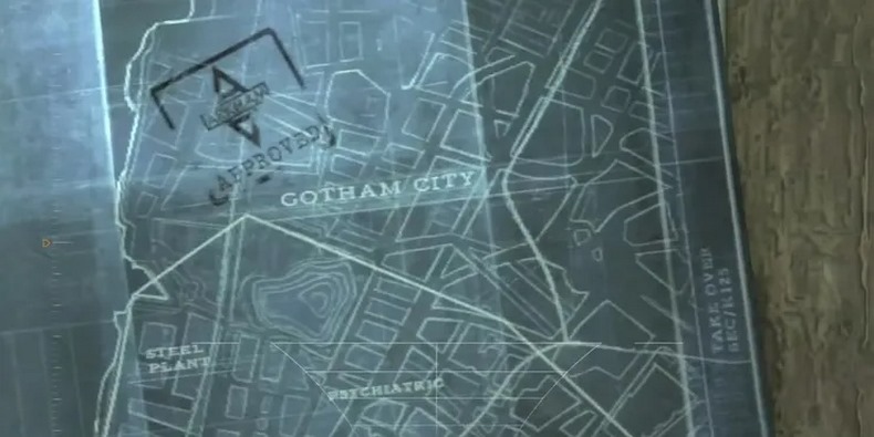 Batman Arkham Asylum: có xuất hiện teaser về thành phố Arkham