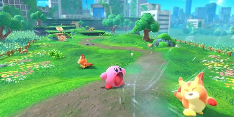 Kirby có khả năng độc đáo đặc biệt là nuốt kẻ thù