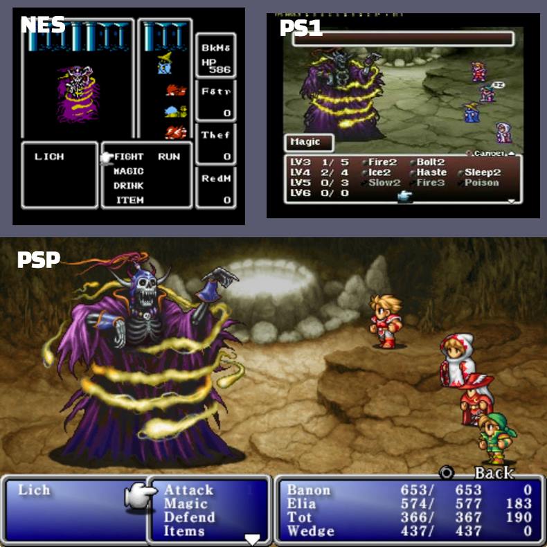 Final Fantasy III đã tiếp tục cải thiện thiết kế hệ thống Class và Nghề nghiệp