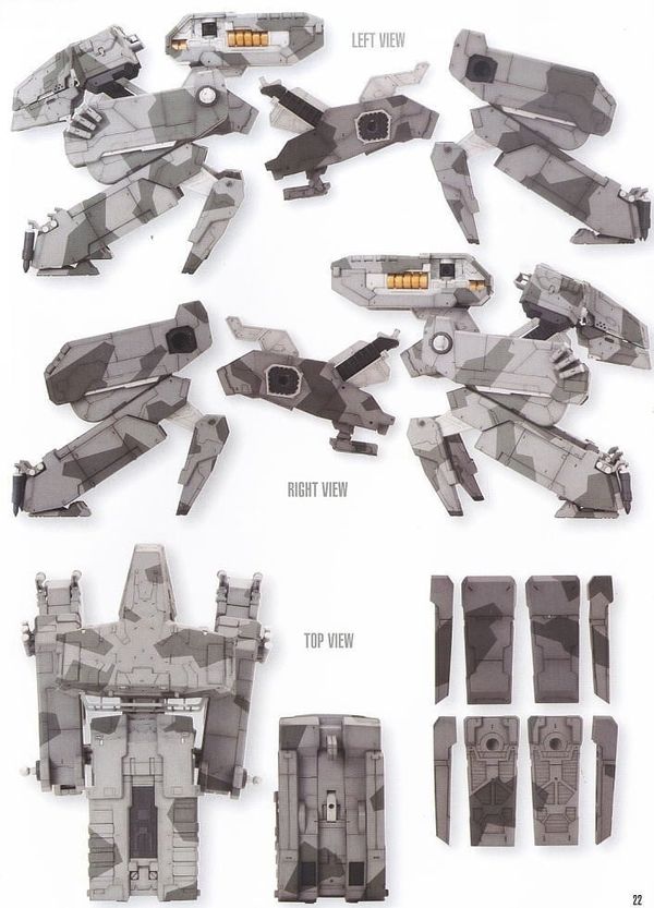 Metal Gear REX Metal Gear Solid KP221X mô hình lắp ráp tinh tế, đẹp mắt, chính hãng Kotobukiya tại nShop