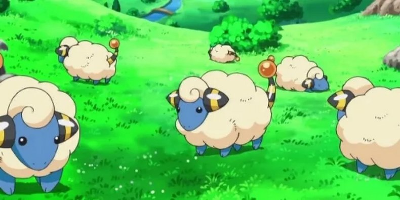 Cừu Mareep từ trong Pokemon