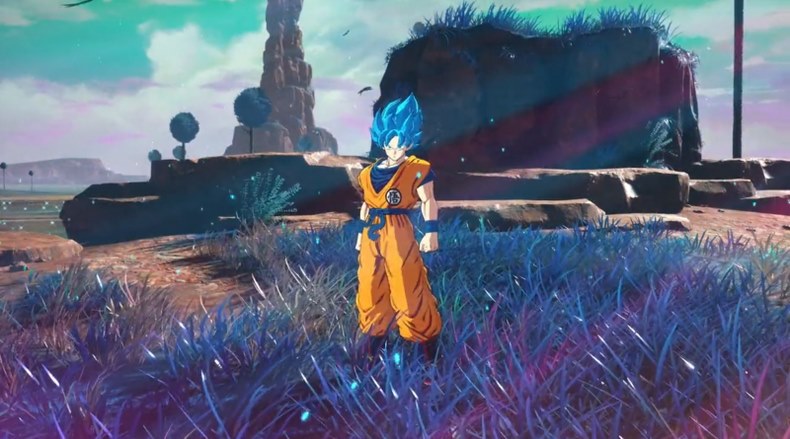Goku xuất hiện ấn tượng ở dạng Super Saiyan Blue