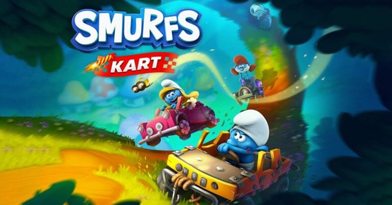 Chào các bé yêu Xì trum, đua xe Smurfs Kart sắp đến đây!