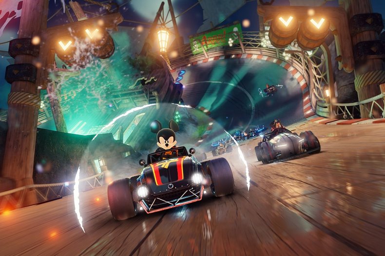 Game đua xe bước ra từ thế giới hoạt hình Disney