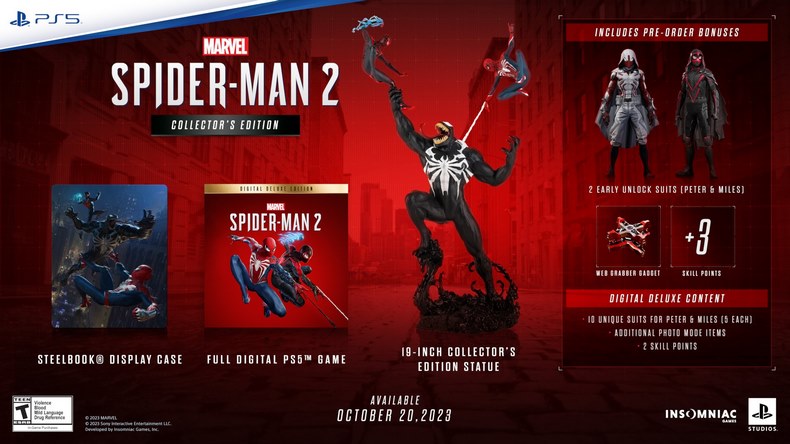 Marvel's Spider-Man 2 sẽ chính thức phát hành riêng cho PlayStation 5