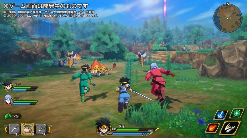 Trong Infinity Strash: Dragon Quest Cuộc phiêu lưu của Dai, người chơi sẽ thực hiện một trận đại chiến ly kỳ