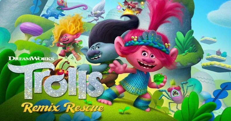 DreamWorks Trolls Remix Rescue, game vui cho team yêu hoạt hình Trolls