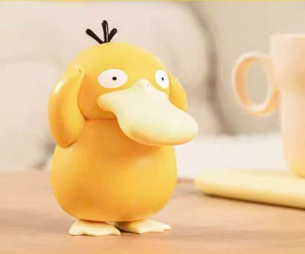 Quạt Mini Pokemon Psyduck Moetch MT22 đeo cổ có chế độ gió đa dạng, phù hợp cho cả trong nhà và ngoài trời