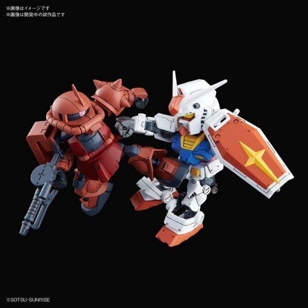 Mô hình Gunpla RX-78-2 Gundam & MS-06S Zaku II (SD Gundam Cross Silhouette) Gundam Store Vn