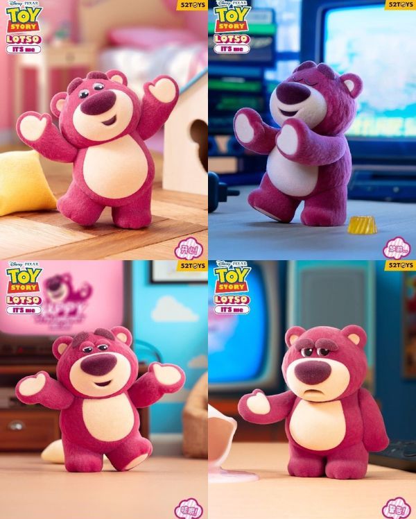 Shop đồ chơi bán Mô hình Gấu Dâu Lotso It's Me Blindbox 52TOYS hộp mù ngãu nhiên có giao hàng toàn quốc mua trang trí trưng bày