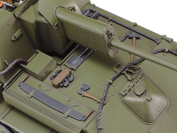 Xe tăng pháo tự hành Russian Self-Propelled Gun SU-76M 1 35 Tamiya 35348 mô hình quân sự chính hãng Nhật Bản chất lượng tốt độ chi tiết cao
