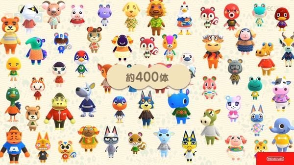 400 nhân vật Animal Crossing New Horizons