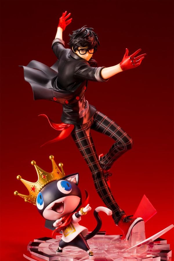 review ARTFX J Persona 5 Dancing Star Night Protagonist & Morgana 1/8 Figure Kotobukiya PV192