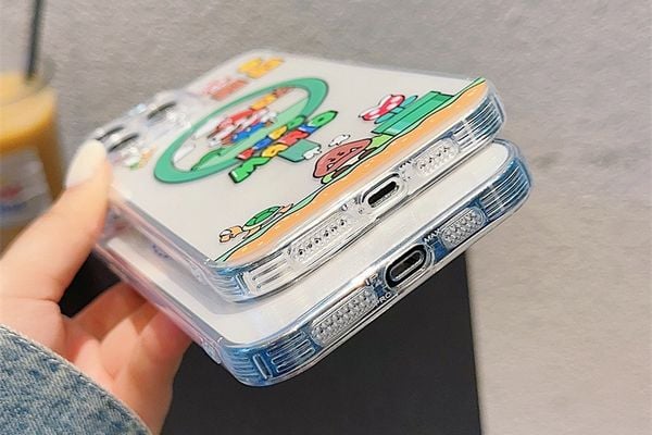 Ốp Điện Thoại iPhone 16 ProPro Max Mario Khung Tròn biến iPhone của bạn thành tâm điểm chú ý