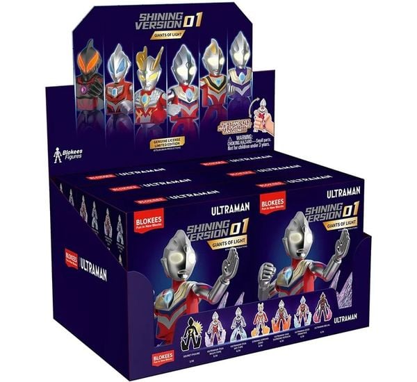 Shop đồ chơi bán Mô hình Ultraman Shining Version 01 Giant Of Light Blind Box Figures Blokees 71205 hộp mù ngãu nhiên có giao hàng toàn quốc mua trang trí trưng bày